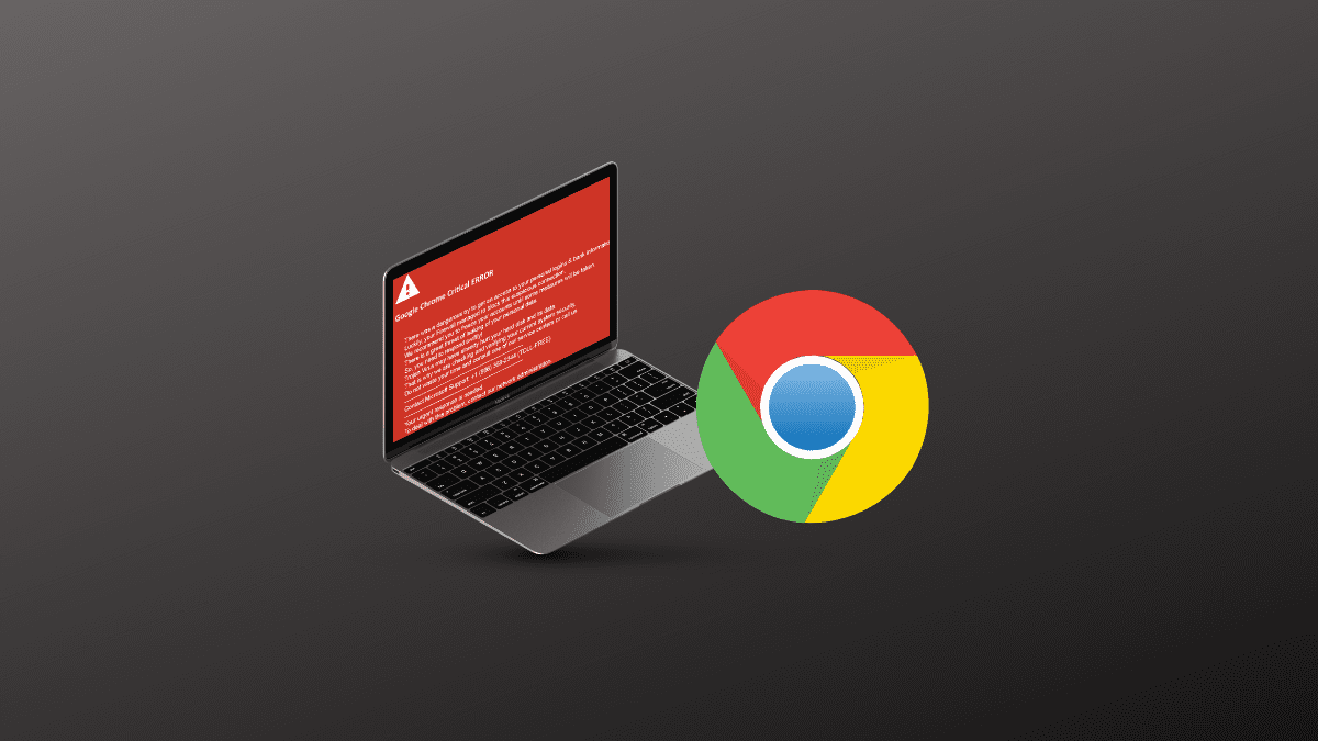 Fix Google Chrome Critical Error Red Screen